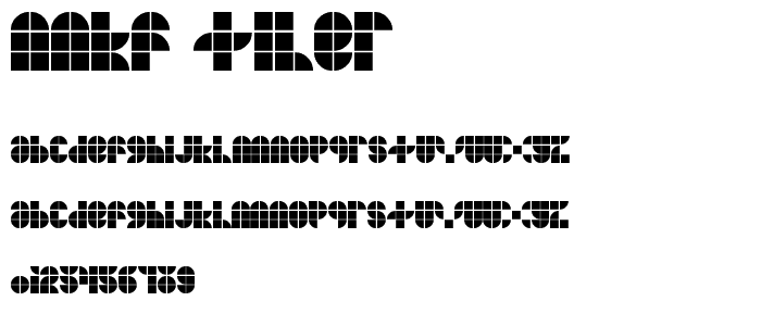 MKF Tiler font